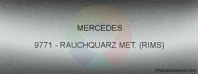Pintura Mercedes 9771 Rauchquarz Met. (rims)