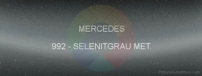 Pintura Mercedes 992 Selenitgrau Met.