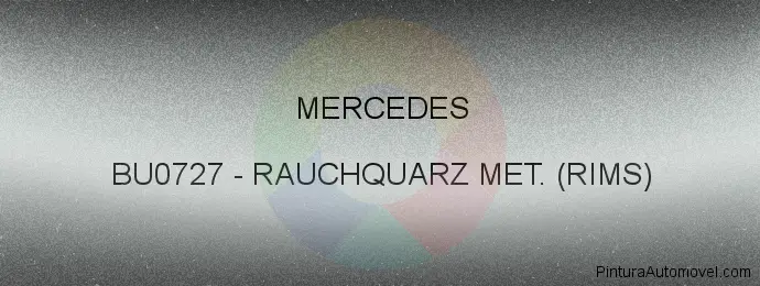 Pintura Mercedes BU0727 Rauchquarz Met. (rims)