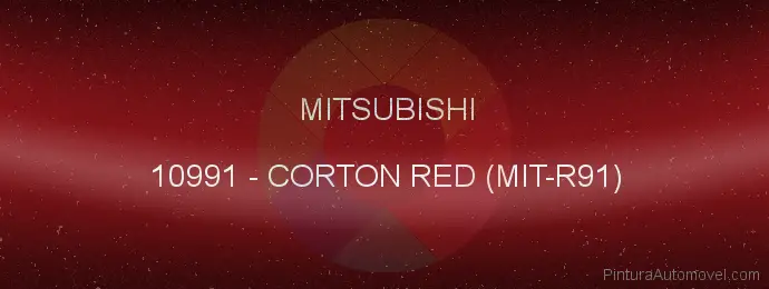 Pintura Mitsubishi 10991 Corton Red (mit-r91)