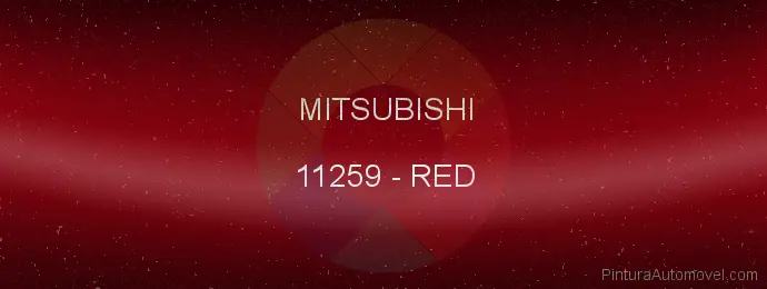 Pintura Mitsubishi 11259 Red