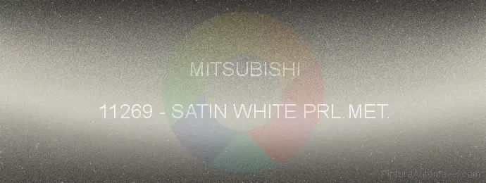 Pintura Mitsubishi 11269 Satin White Prl.met.
