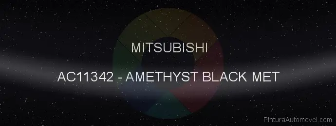 Pintura Mitsubishi AC11342 Amethyst Black Met