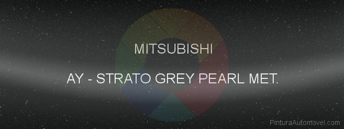 Pintura Mitsubishi AY Strato Grey Pearl Met.