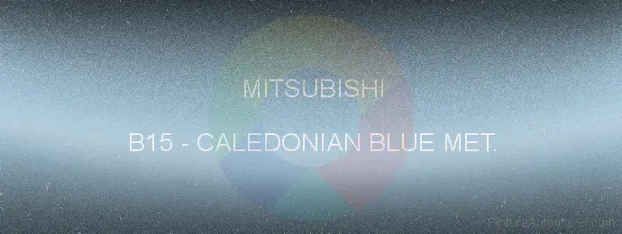 Pintura Mitsubishi B15 Caledonian Blue Met.