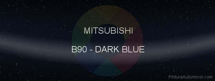Pintura Mitsubishi B90 Dark Blue