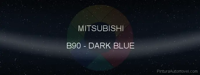 Pintura Mitsubishi B90 Dark Blue