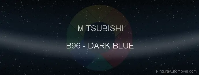 Pintura Mitsubishi B96 Dark Blue