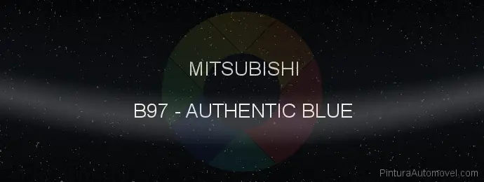Pintura Mitsubishi B97 Authentic Blue