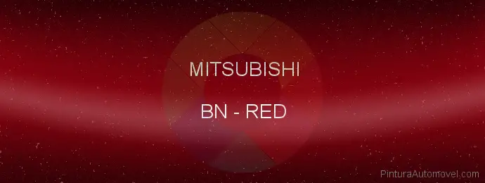 Pintura Mitsubishi BN Red