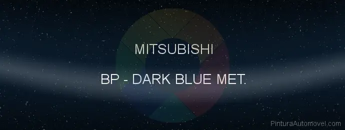 Pintura Mitsubishi BP Dark Blue Met.