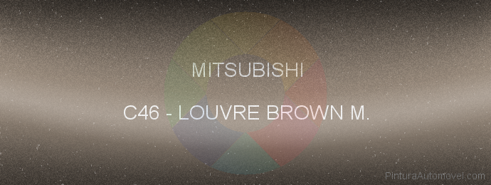 Pintura Mitsubishi C46 Louvre Brown M.