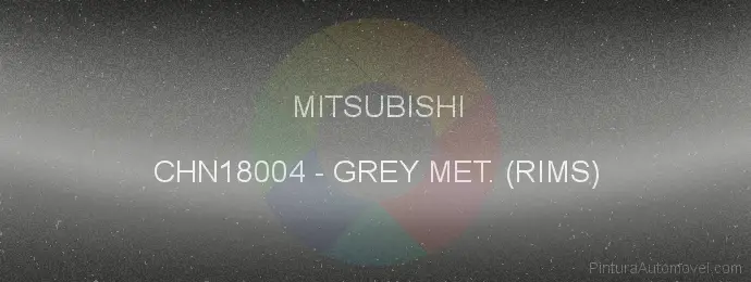 Pintura Mitsubishi CHN18004 Grey Met. (rims)