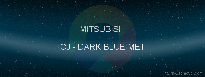 Pintura Mitsubishi CJ Dark Blue Met.