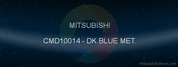 Pintura Mitsubishi CMD10014 Dk.blue Met.