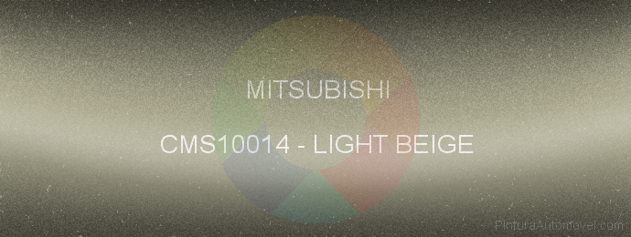 Pintura Mitsubishi CMS10014 Light Beige