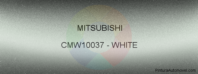 Pintura Mitsubishi CMW10037 White