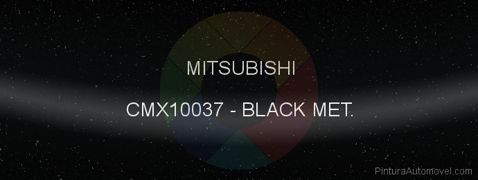 Pintura Mitsubishi CMX10037 Black Met.