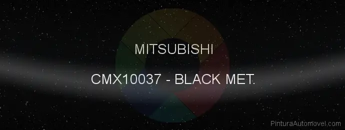 Pintura Mitsubishi CMX10037 Black Met.