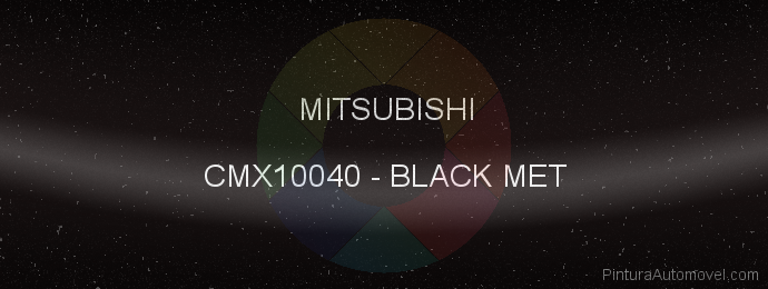 Pintura Mitsubishi CMX10040 Black Met