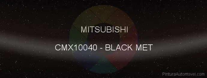 Pintura Mitsubishi CMX10040 Black Met