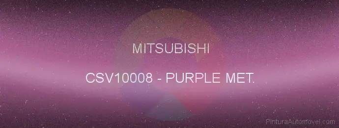 Pintura Mitsubishi CSV10008 Purple Met.