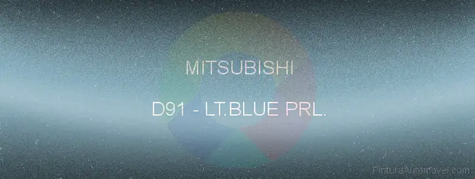 Pintura Mitsubishi D91 Lt.blue Prl.