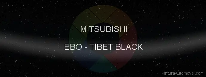 Pintura Mitsubishi EBO Tibet Black