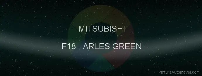 Pintura Mitsubishi F18 Arles Green