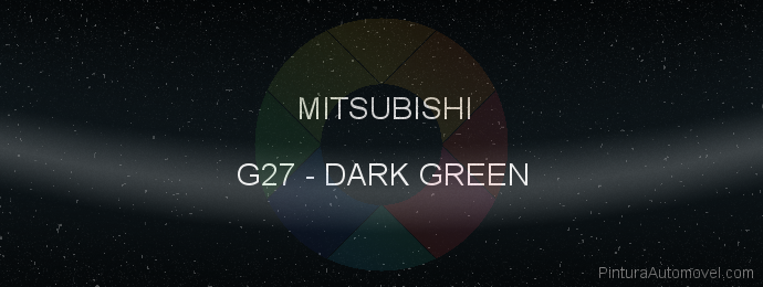 Pintura Mitsubishi G27 Dark Green