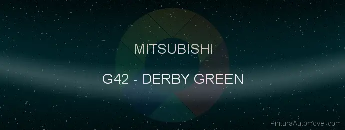 Pintura Mitsubishi G42 Derby Green