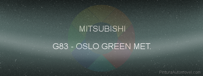 Pintura Mitsubishi G83 Oslo Green Met.
