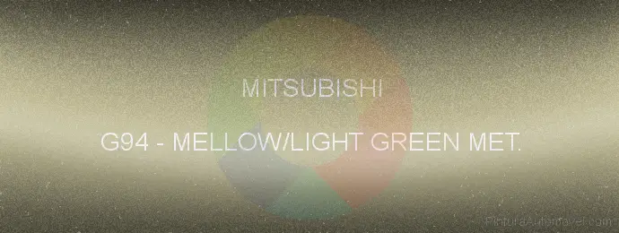 Pintura Mitsubishi G94 Mellow/light Green Met.