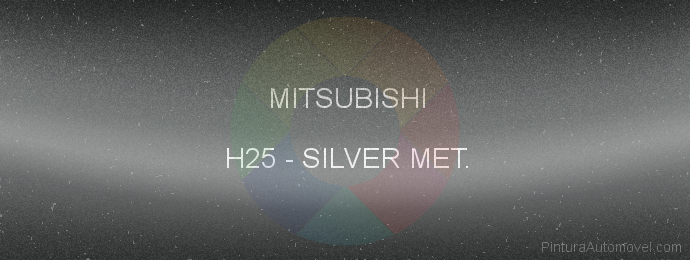 Pintura Mitsubishi H25 Silver Met.