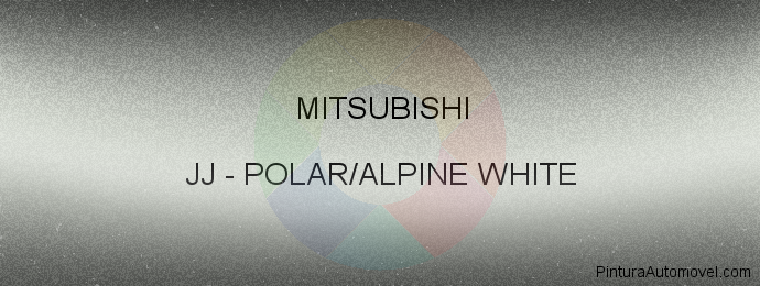 Pintura Mitsubishi JJ Polar/alpine White