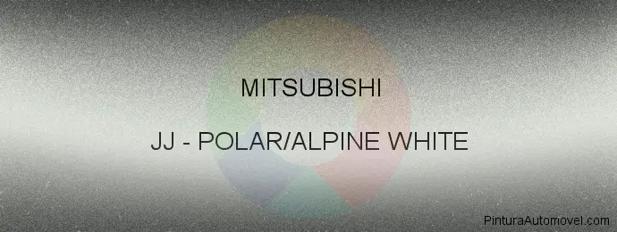 Pintura Mitsubishi JJ Polar/alpine White