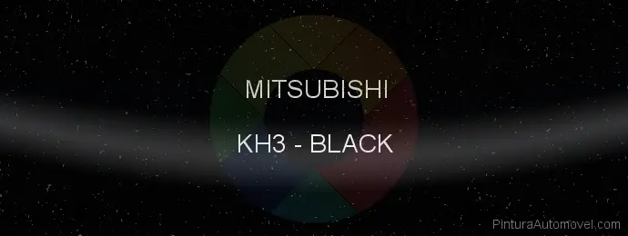 Pintura Mitsubishi KH3 Black