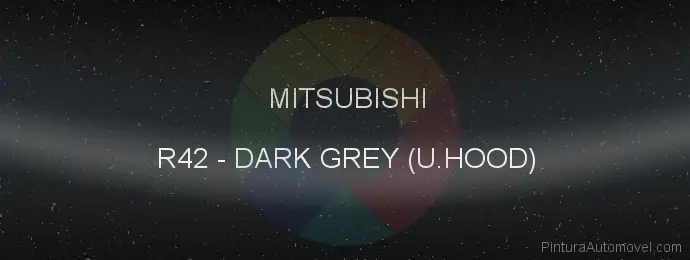 Pintura Mitsubishi R42 Dark Grey (u.hood)