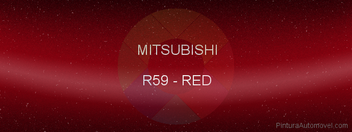 Pintura Mitsubishi R59 Red