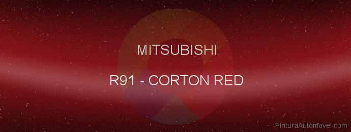 Pintura Mitsubishi R91 Corton Red
