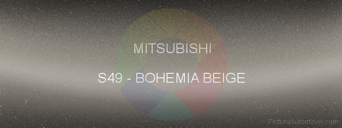 Pintura Mitsubishi S49 Bohemia Beige