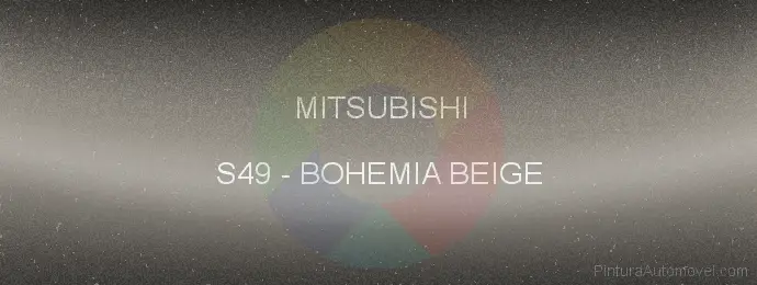 Pintura Mitsubishi S49 Bohemia Beige