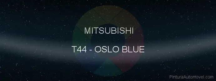 Pintura Mitsubishi T44 Oslo Blue
