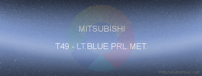 Pintura Mitsubishi T49 Lt.blue Prl.met.