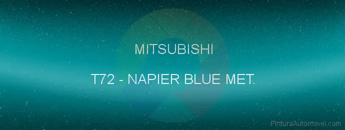 Pintura Mitsubishi T72 Napier Blue Met.