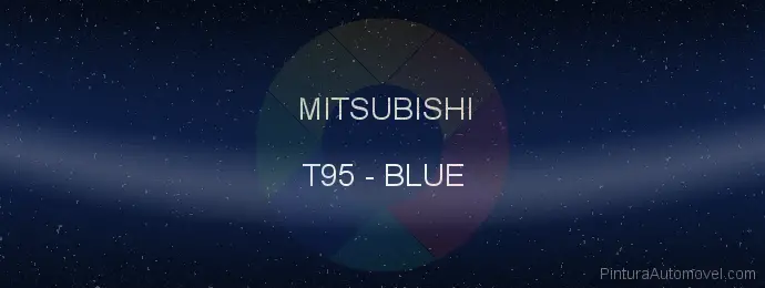 Pintura Mitsubishi T95 Blue