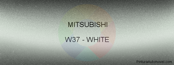 Pintura Mitsubishi W37 White