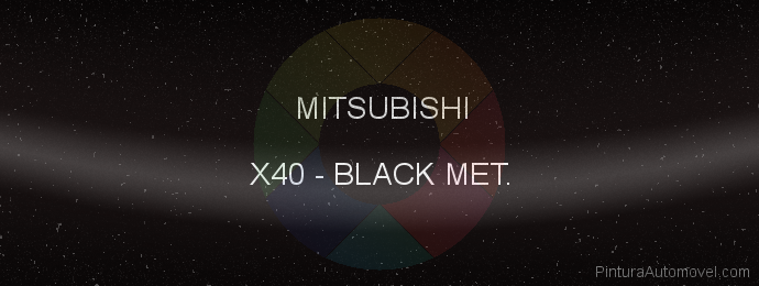 Pintura Mitsubishi X40 Black Met.