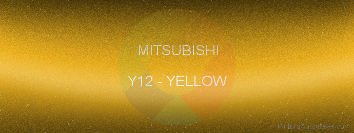Pintura Mitsubishi Y12 Yellow