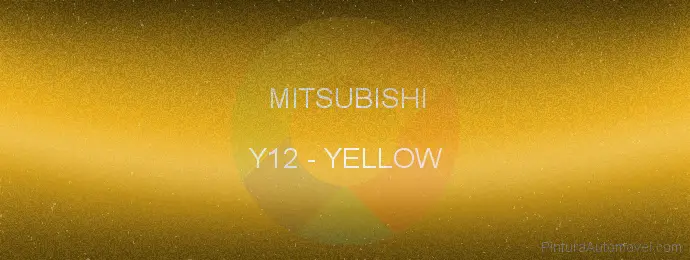 Pintura Mitsubishi Y12 Yellow